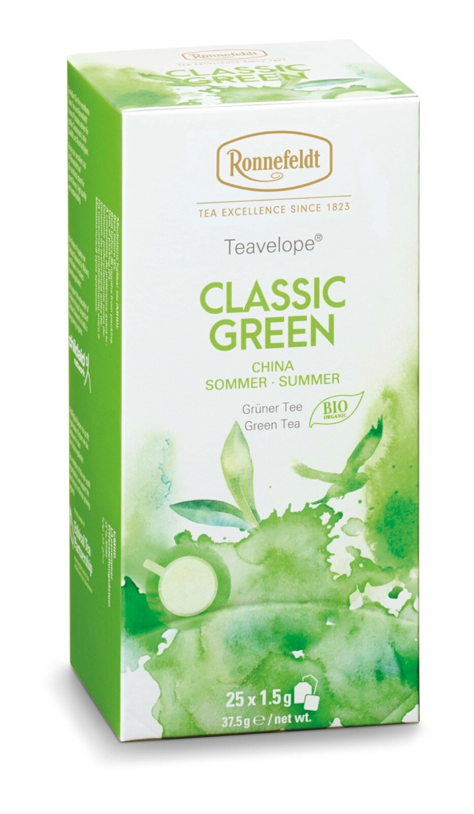 Ronnefeldt Teavelope® Classic Green. Green tea . 25 tea bags