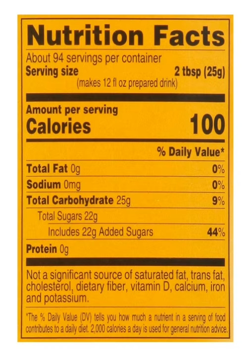 (2 pack) 4C Lemon Iced Tea Mix, 82.6oz