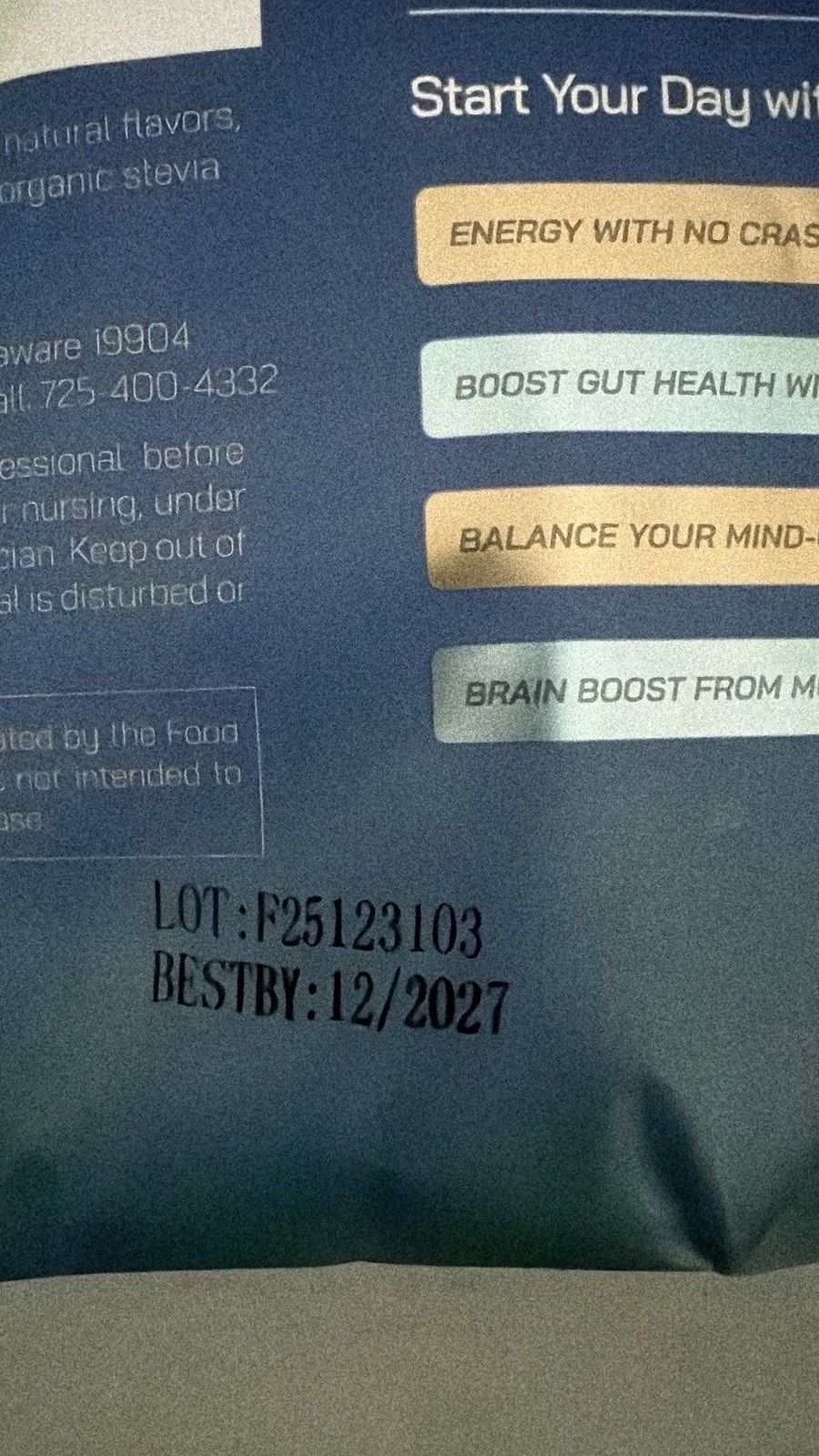 Brainista Yerba Magic Peach Mango 30 servings..Reduce Brain Fog/Increase Energy