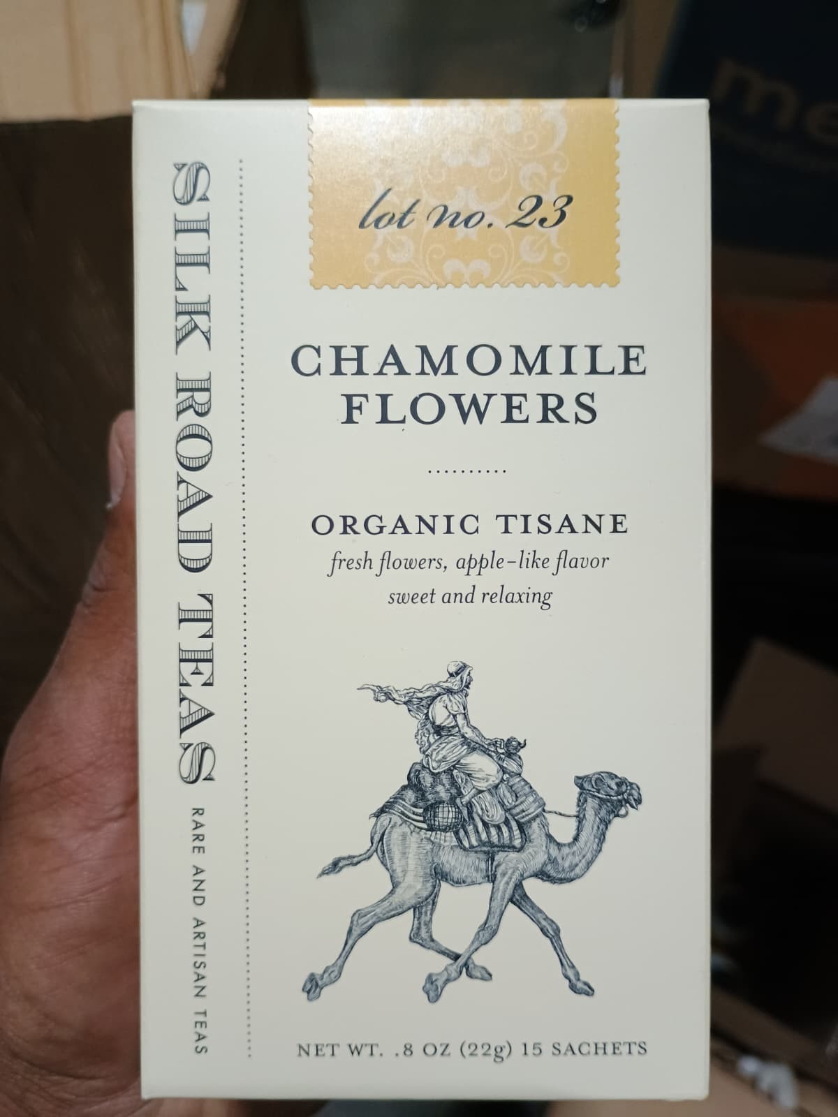 2 PACK Silk Road Teas, Organic Chamomile Flower, Caffeine Free