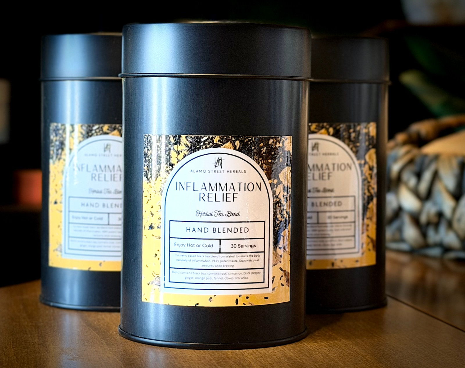 Inflammation Relief Herbal Tea — Inflammation, Turmeric, Ginger, Cinnamon