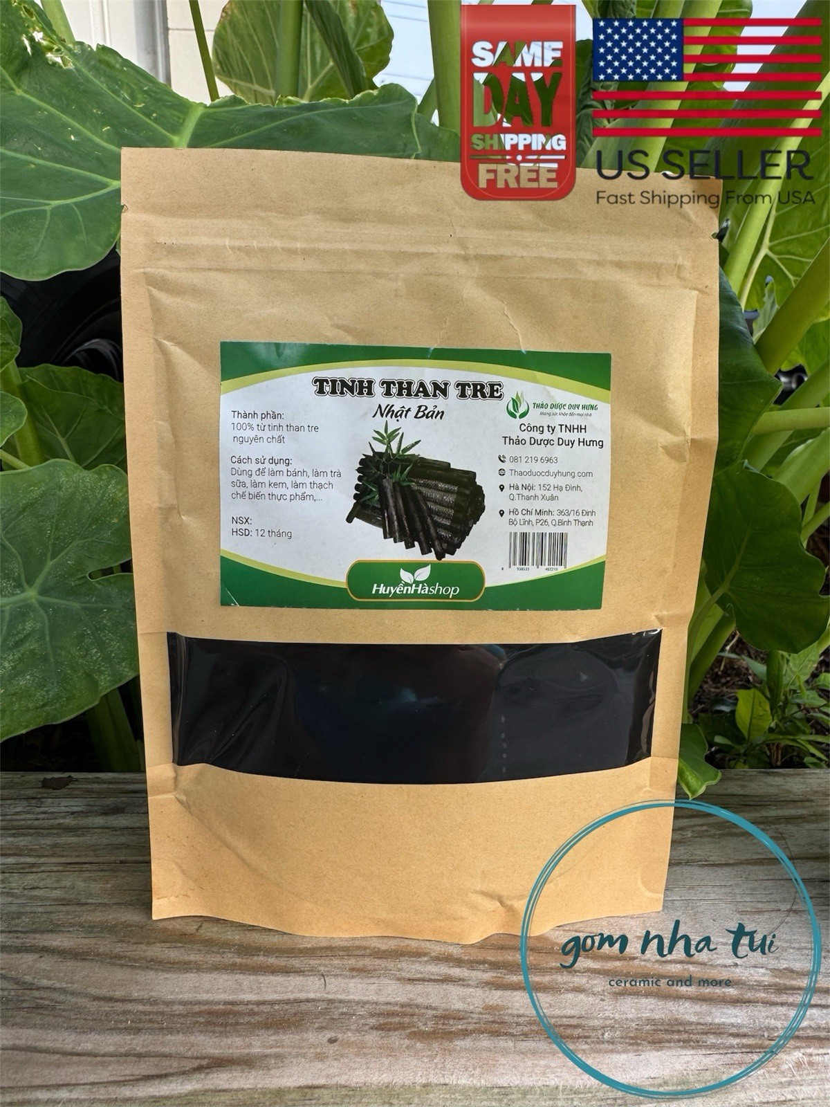 Bot Tinh Than Tre Nhat Ban Premium Organic Takesumi Japan Bamboo Charcoal Powder