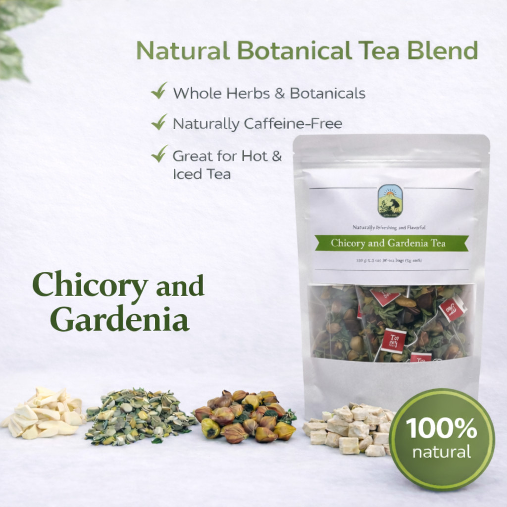 Chicory & Gardenia Herbal Tea 30 Bags 150g Pancreas Wellness Support Vitals Herb