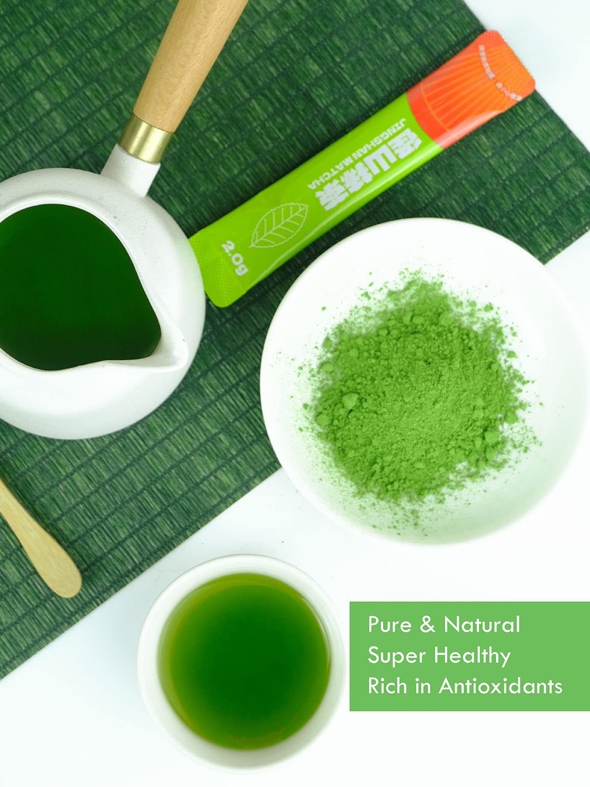 Matcha Green Tea Powder, Premium First Harvest Culinary Grade Matcha Single S…