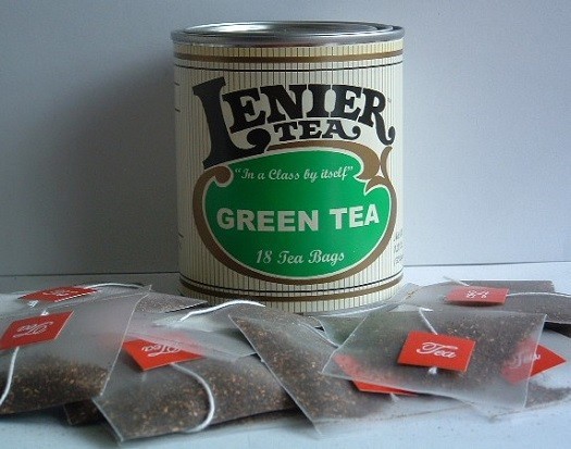 2 Tins Green China Sencha non-Flavored Biodegradable Tea Bags 2/18 count tins
