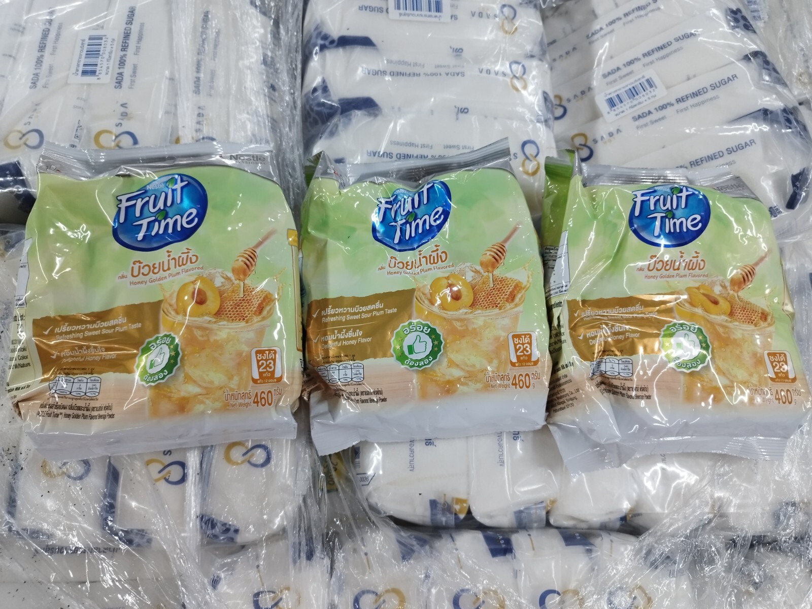 Fruit time TeaMix HoneyPlum Nestea Unsweetened Instant 3×460 Grams