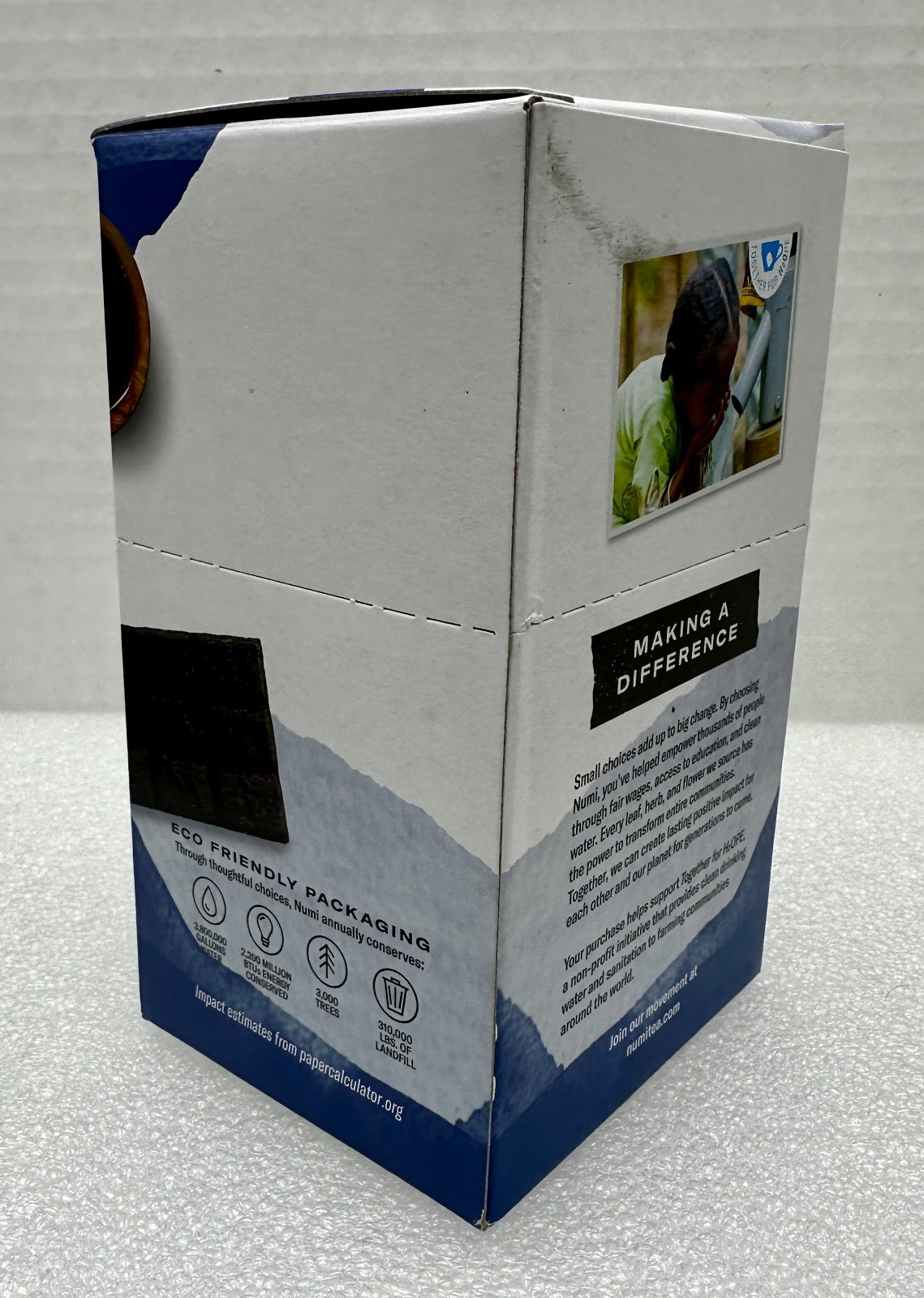 Numi Organic Pu-erh Tea Aged PU-ERH Tea Brick x6 Bricks High Caffeine BB: 2028