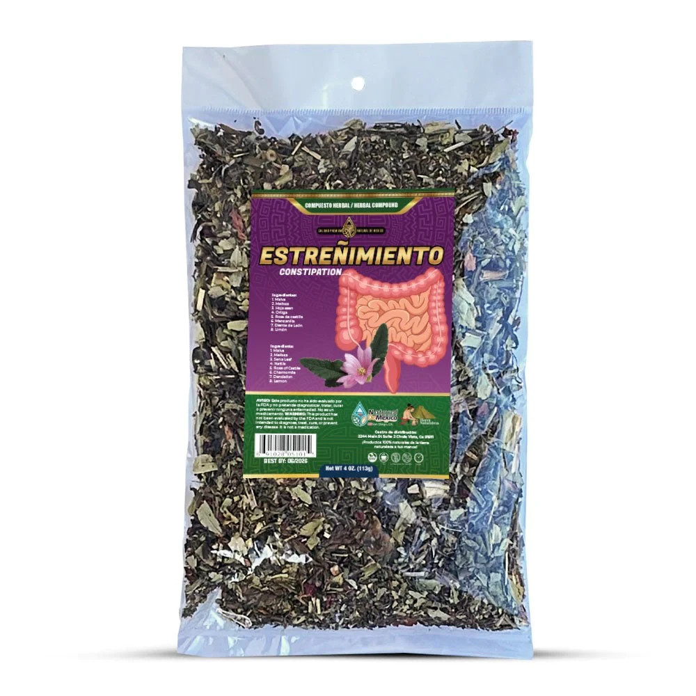 Estreñimiento Compuesto Te Herbal 4 oz. Constipation Tea 4 Oz. Natural de Mexico