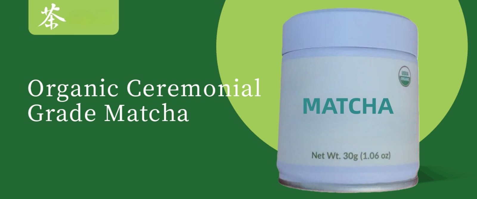Organic Matcha Green Tea Powder 30g – Ceremonial Grade – 100% Pure Premium USA