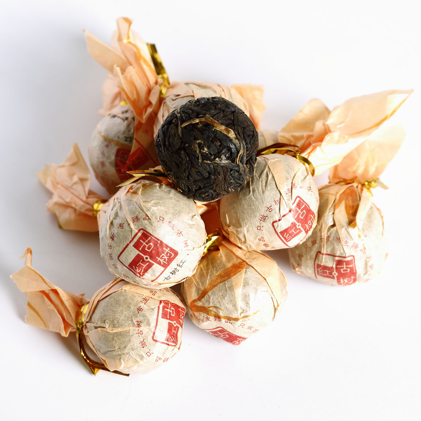 GOARTEA Supreme Yunnan Black Tea Dragon Pearl Fengqing Dian Hong Golden Buds