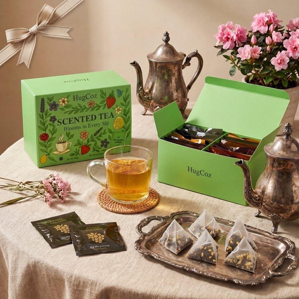 Tea Gift Set | 24 Assorted Tea Bags | Christmas Day & Corporate Gifting Optio…