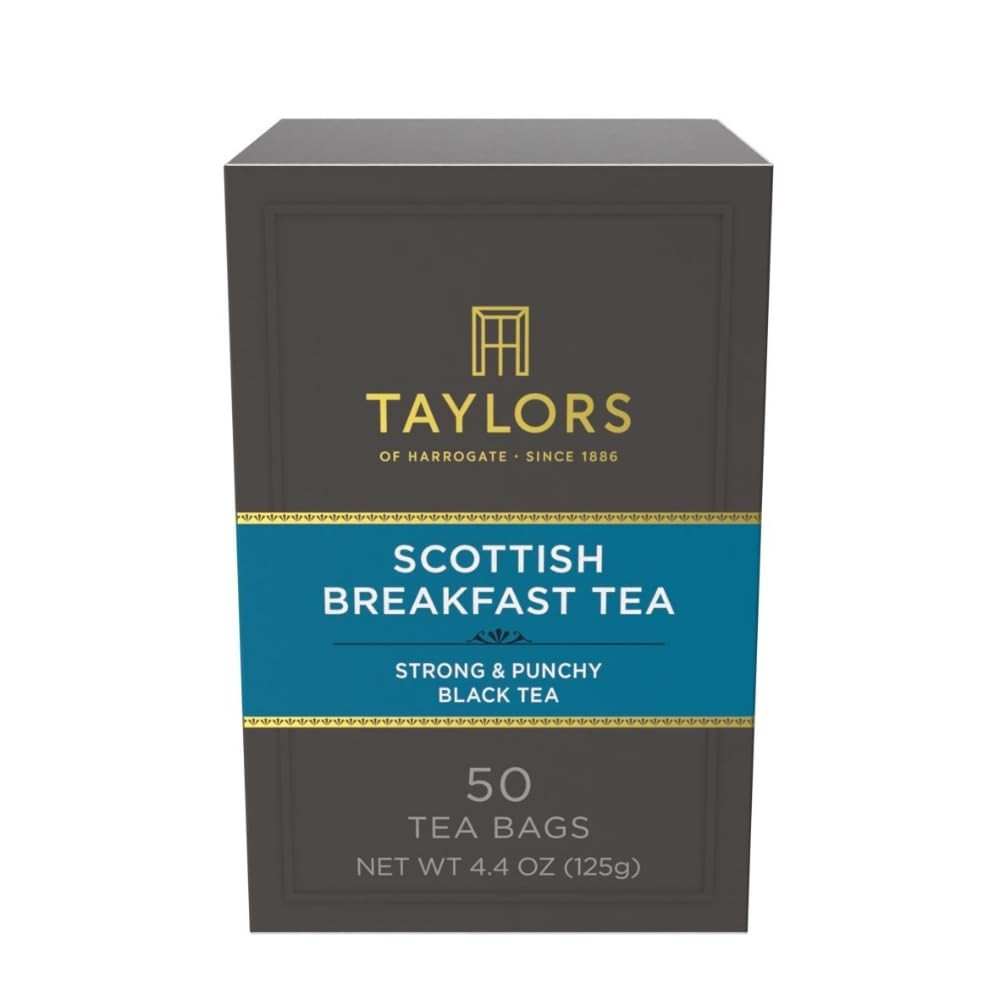 Natural Scottish Breakfast Tea Bags – 50 Count, Perfect for Breakfast Rituals