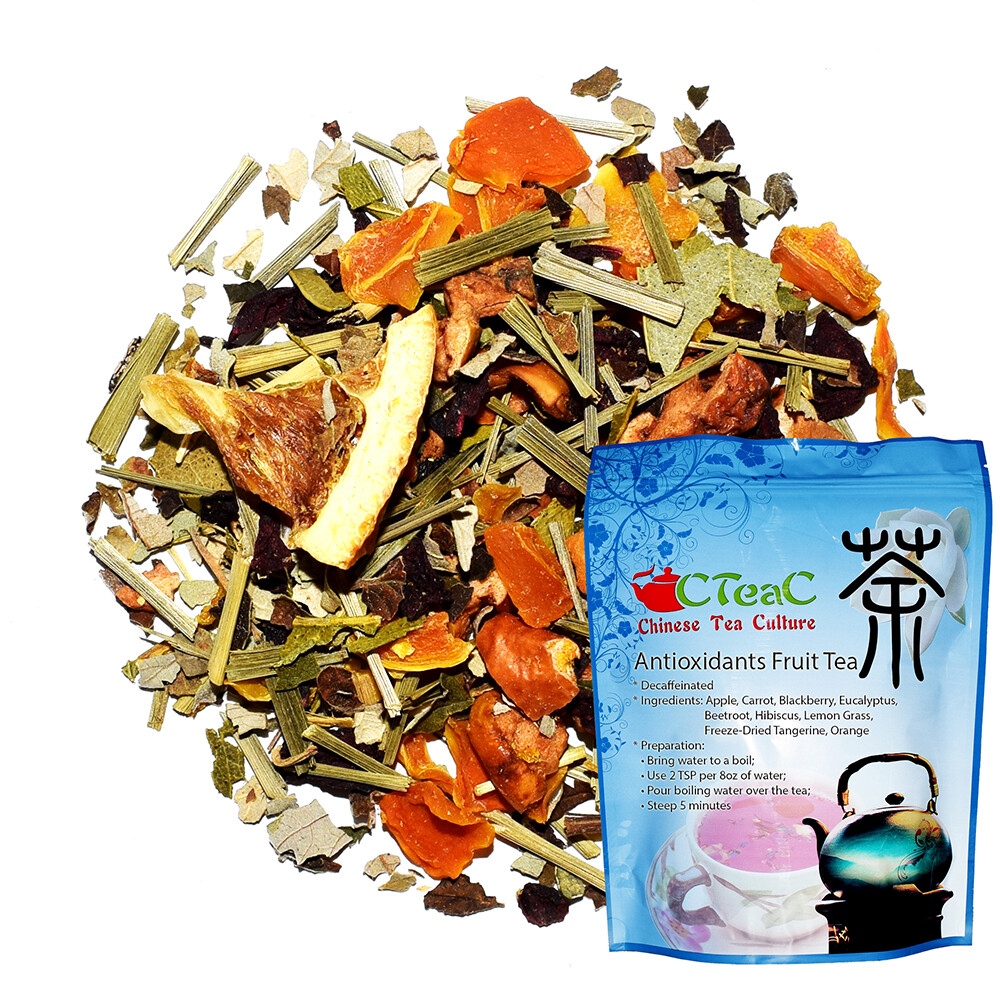 Orange Fruit Tea, Decaffeinated Tea, Loose Leaf Tea