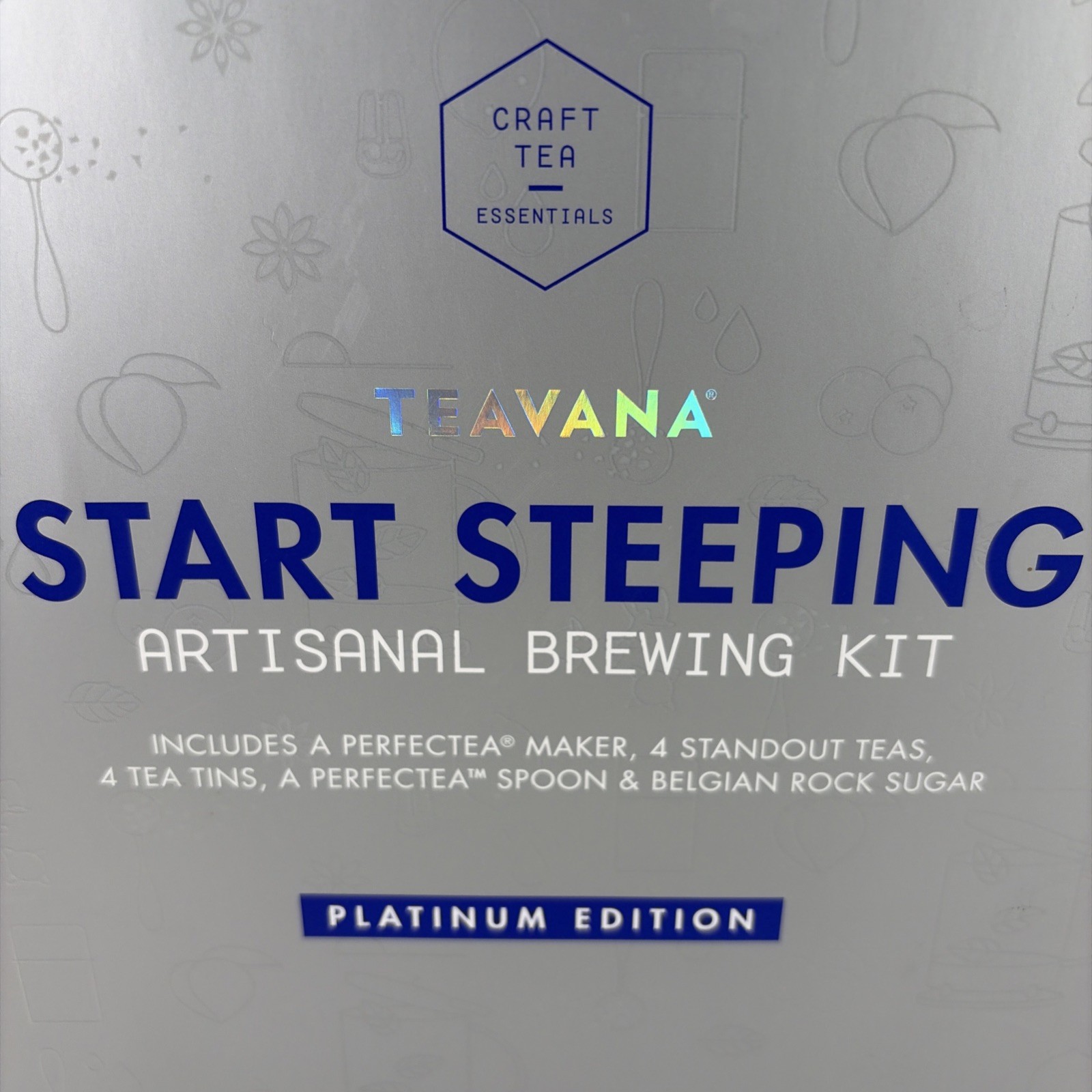 TEAVANA Start Steeping ARTISANAL BREWING KIT Platinum Edition NIB Craft Tea