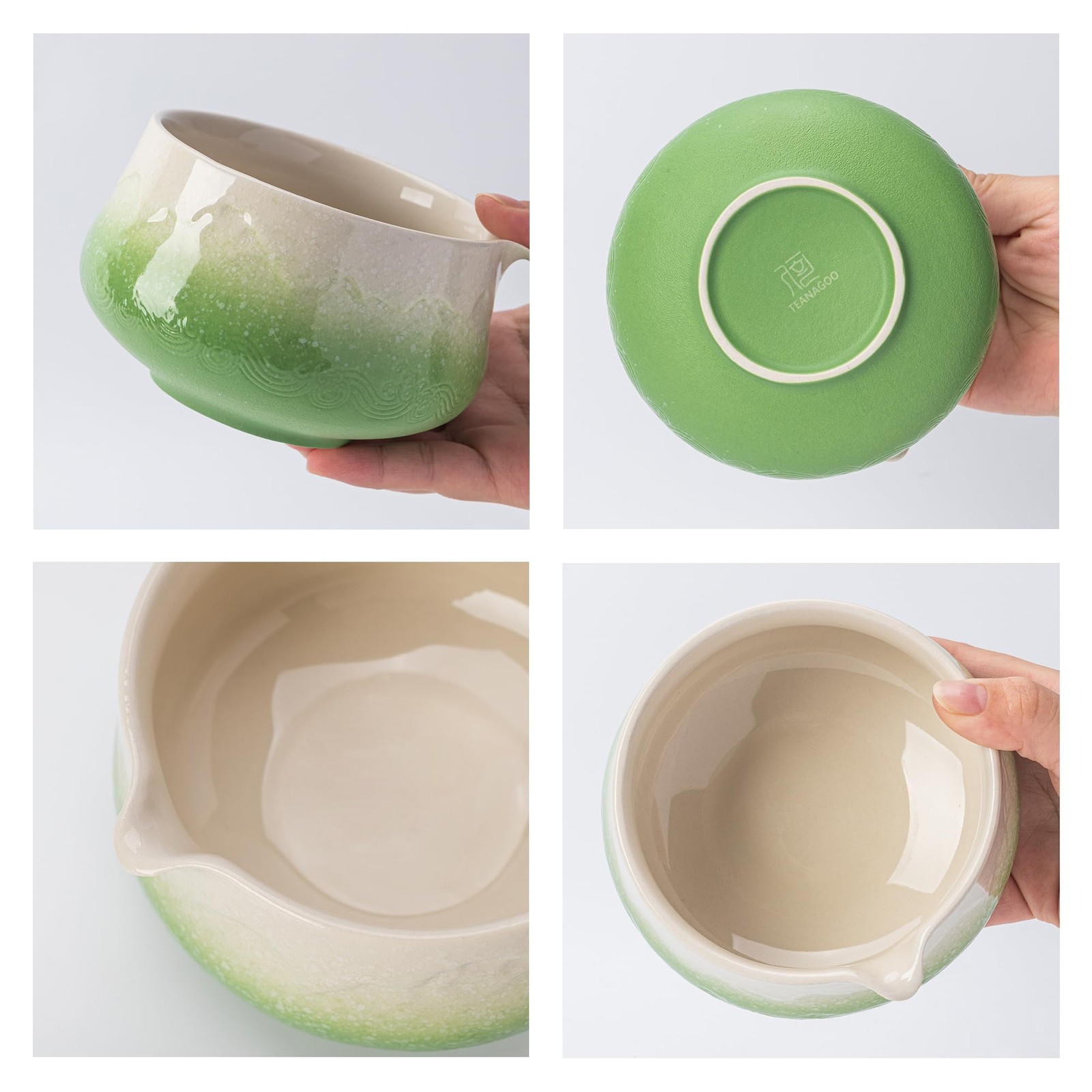 TEANAGOO 7 Pcs Matcha Whisk Set,Green Matcha Set, Ceremony Matcha Powder Kit,…