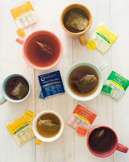 Herbal Tea Variety Pack Caffeine Free 6 Flavor Pack of 6 118 Tea Bags Mint