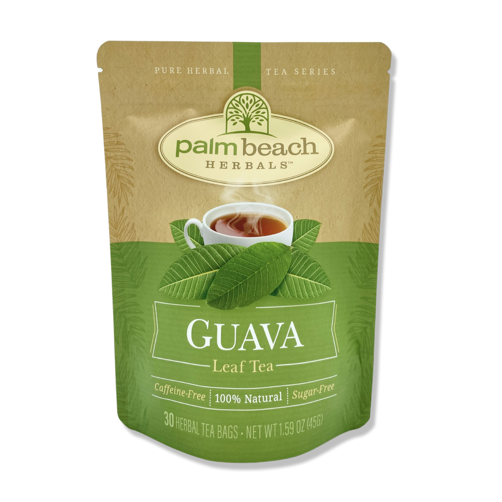 Guava Leaf Tea by Palm Beach Herbals | 30ct, Caffeine-Free