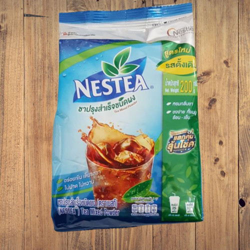 NESTEA Unsweetened Black Tea Powder Pack of 2 | 400g Instant Pure Keto Drink