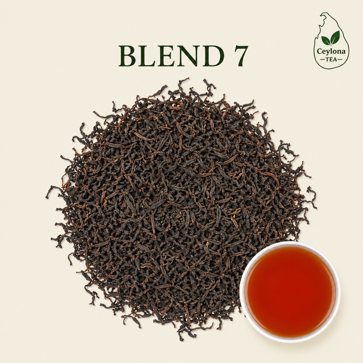 Kandy Ceylon Black Tea Premium Mid Grown Loose Leaf Tea 56g (2oz) 113g 1/4lb 4oz
