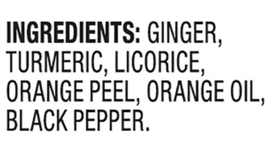 Benner Ginger-Turmeric Herbal tea Caffeine Free, 20 Tea Bags (Pack of 2)