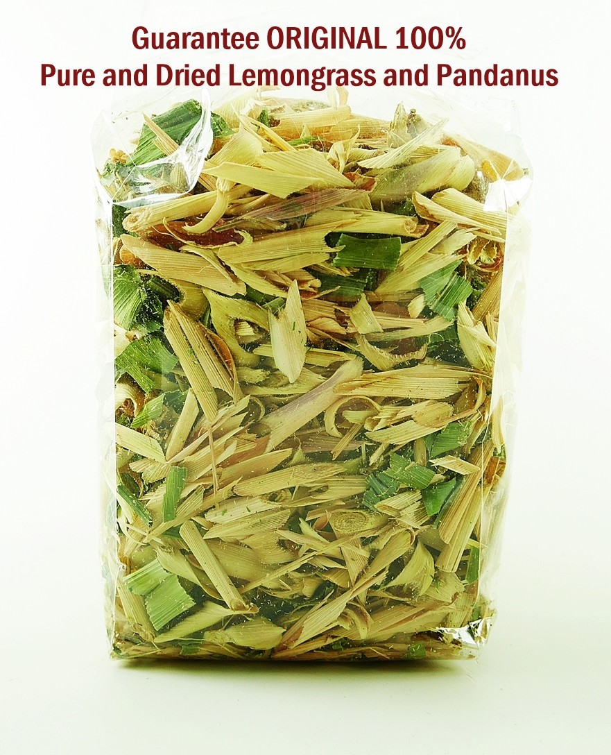 PURE 100% BEST Organic Dried Healthy Lemongrass Pandanus Thai Natural Leaf Tea