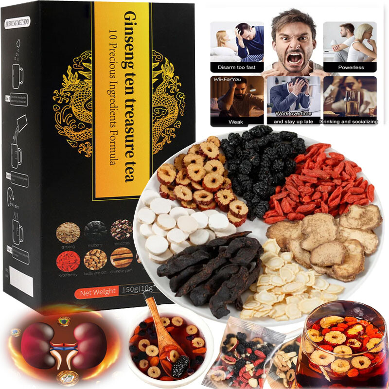 Ginseng six treasure tea , Kidney tea ,liver tea , red date tea , kidney health