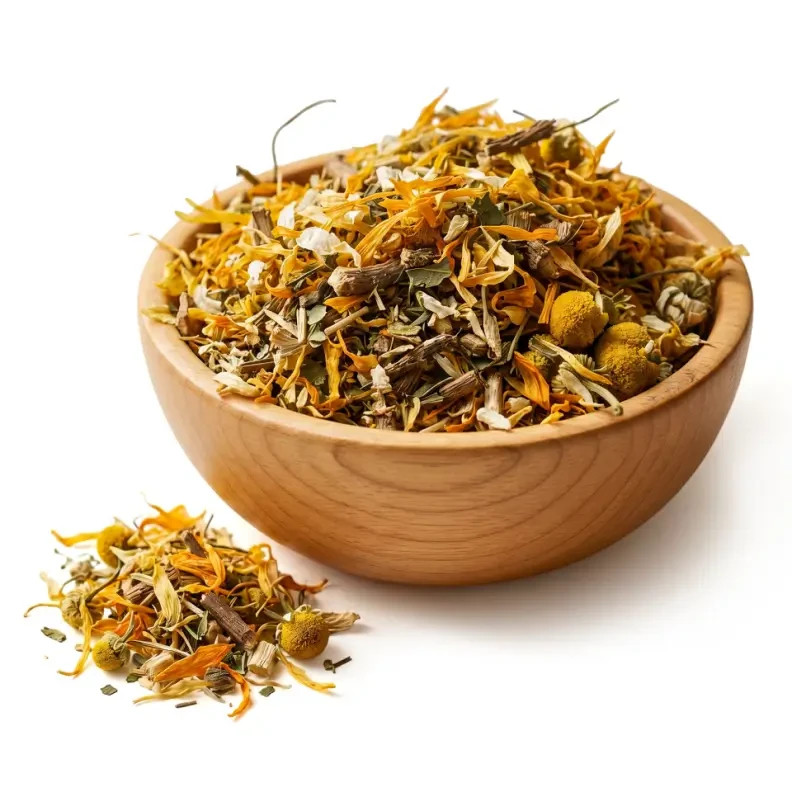 Golden Bloom Tea Blend | Premium Floral Herbal Tea | Relaxing & Aromatic