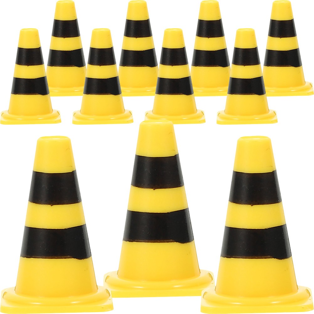 24 Pcs Traffic Safety Toys Parking Barriers Cones for Driving Practice