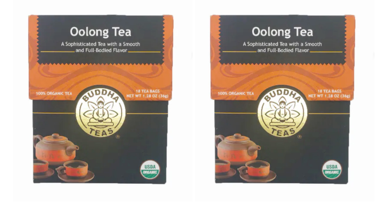 Buddha Teas Organic Oolong Tea 18 bags (2 PACK)