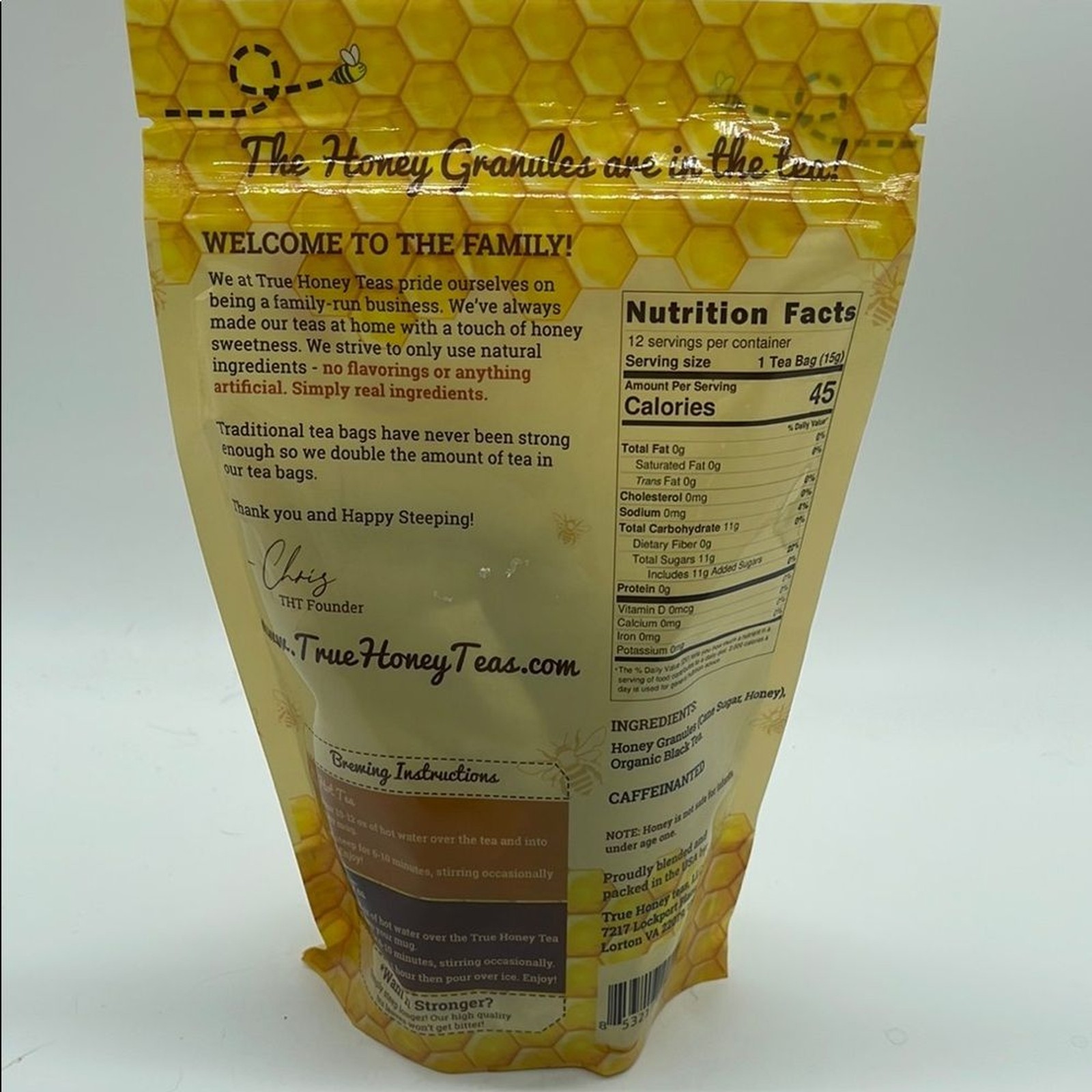 True Honey Teas English Breakfast