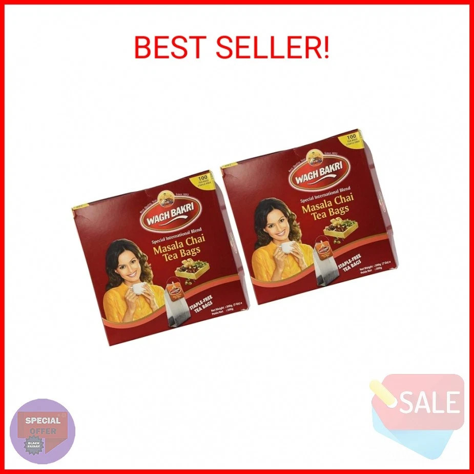 Wagh Bakri Masala Chai 100’S (Pack of 2)