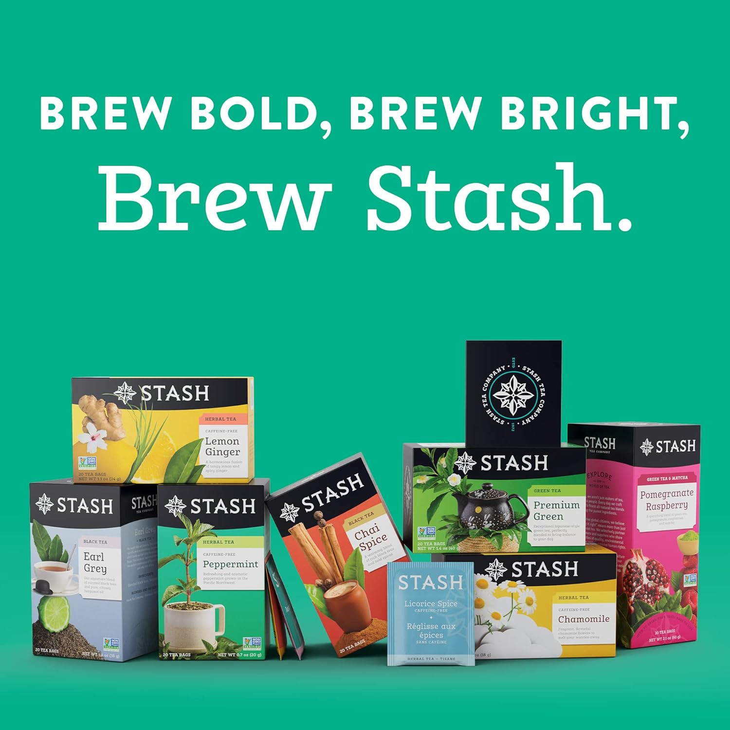 Stash Tea Breakfast In Paris Black Tea 100 Count Earl Grey Lavender Blend