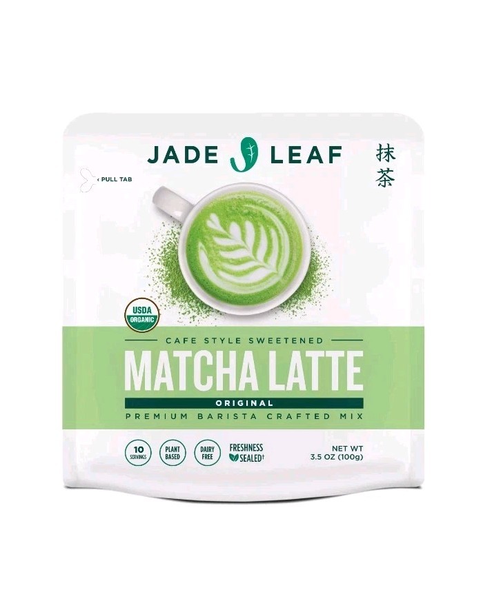 Jade Leaf Organic Japanese Matcha Latte Green Tea Powder CafeStyle Barista Craft