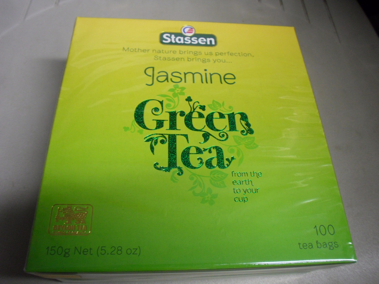 6 Box New Stassen Pure Jasmine Green Tea 100 Tea Bags Quality #1 FREE SHIPPING