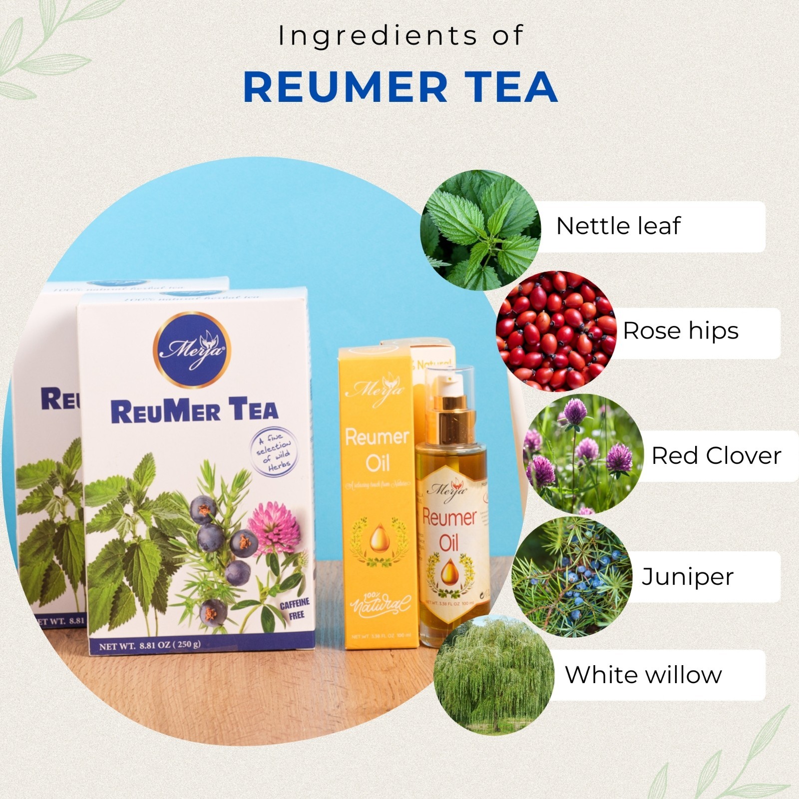 Reumer Tea – Arthritis Pain Relief Tea – Loose Tea – 100% Natural Tea