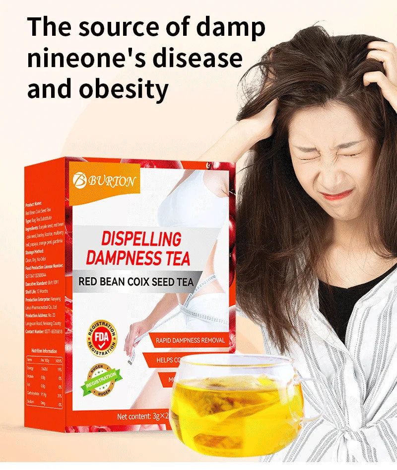 Natural Red Bean and Job’s Tears Herbal Tea – 20 sachets – Beauty – Weight Loss