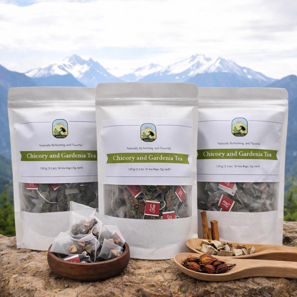Vitals Herb Chicory & Gardenia Herbal Tea – 30 Tea Bags | Whole Leaf