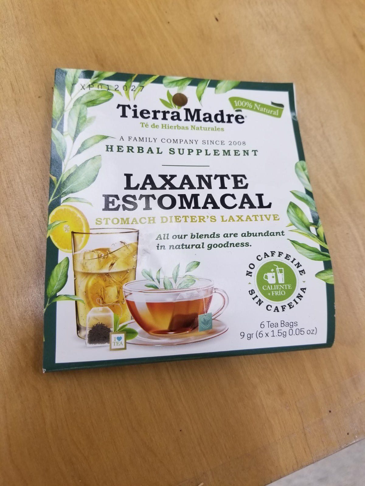 TEA HERBAL TEA Tierra Madre Herbs/ 24 bags