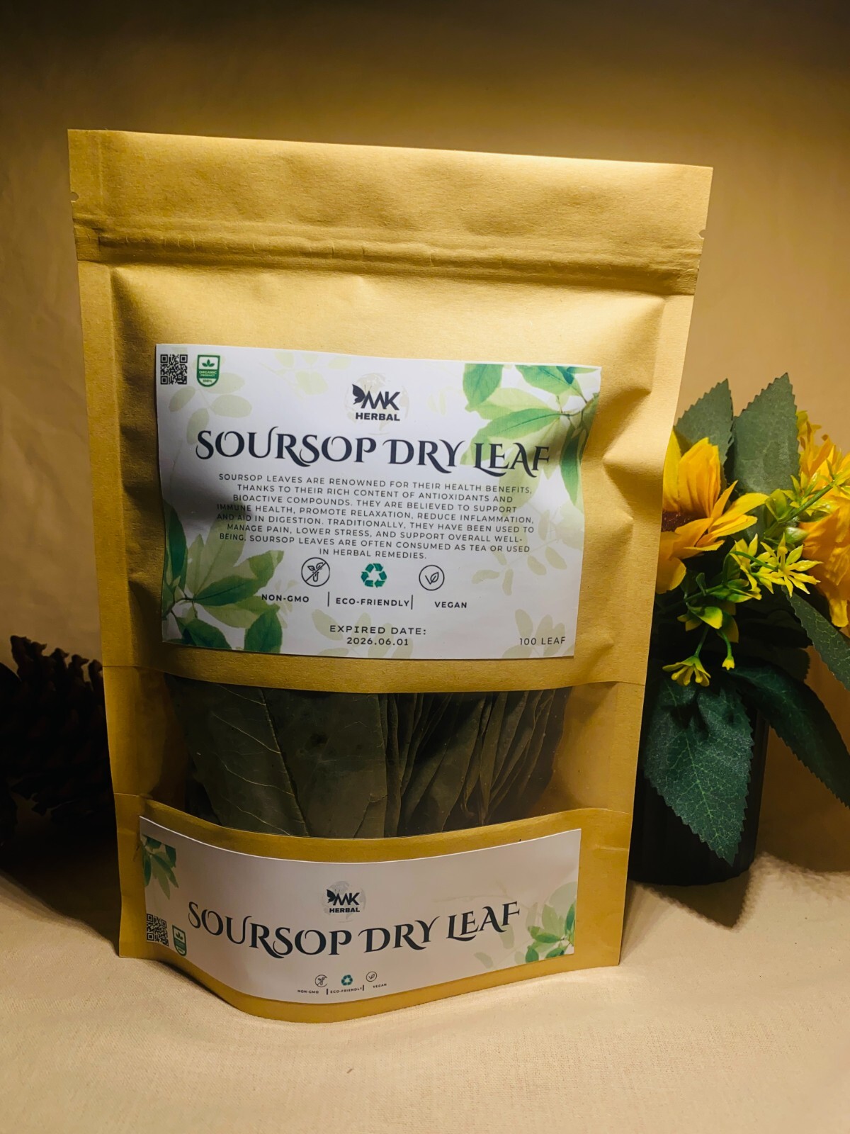 SOURSOP LEAVES Graviola | Powerful Tea Organic Wonder Herb Guyabano 100 leaf