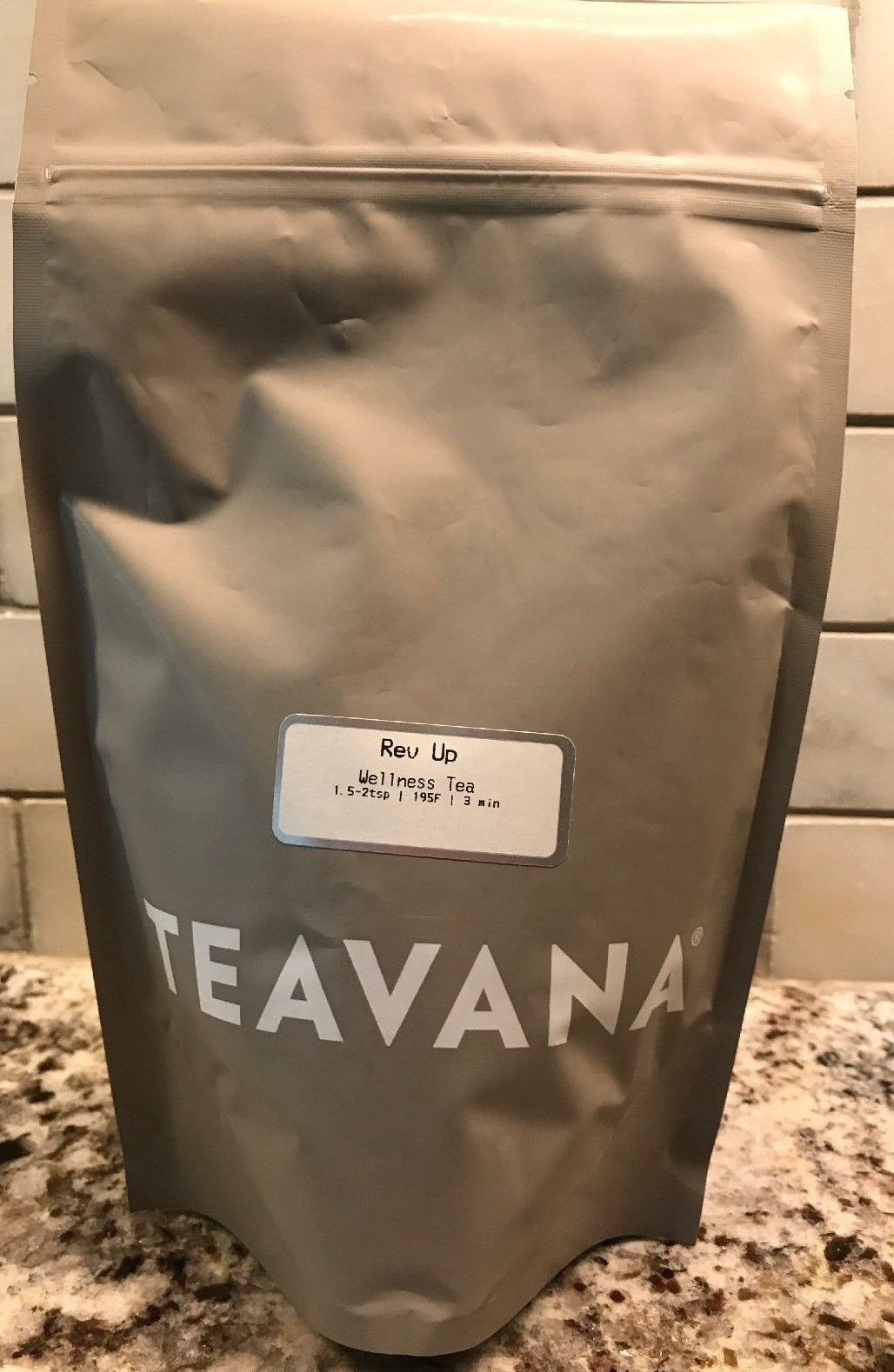 🍑 NEW! RARE! TEAVANA HEALTHY 2 OZ REV UP WELLNESS SEALED TEA BAG! LOOSE LEAF 🍑