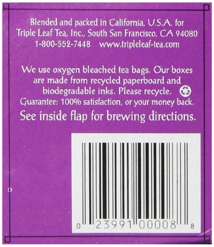 Triple Leaf Tea Bags for Blood Pressure, 20 Count