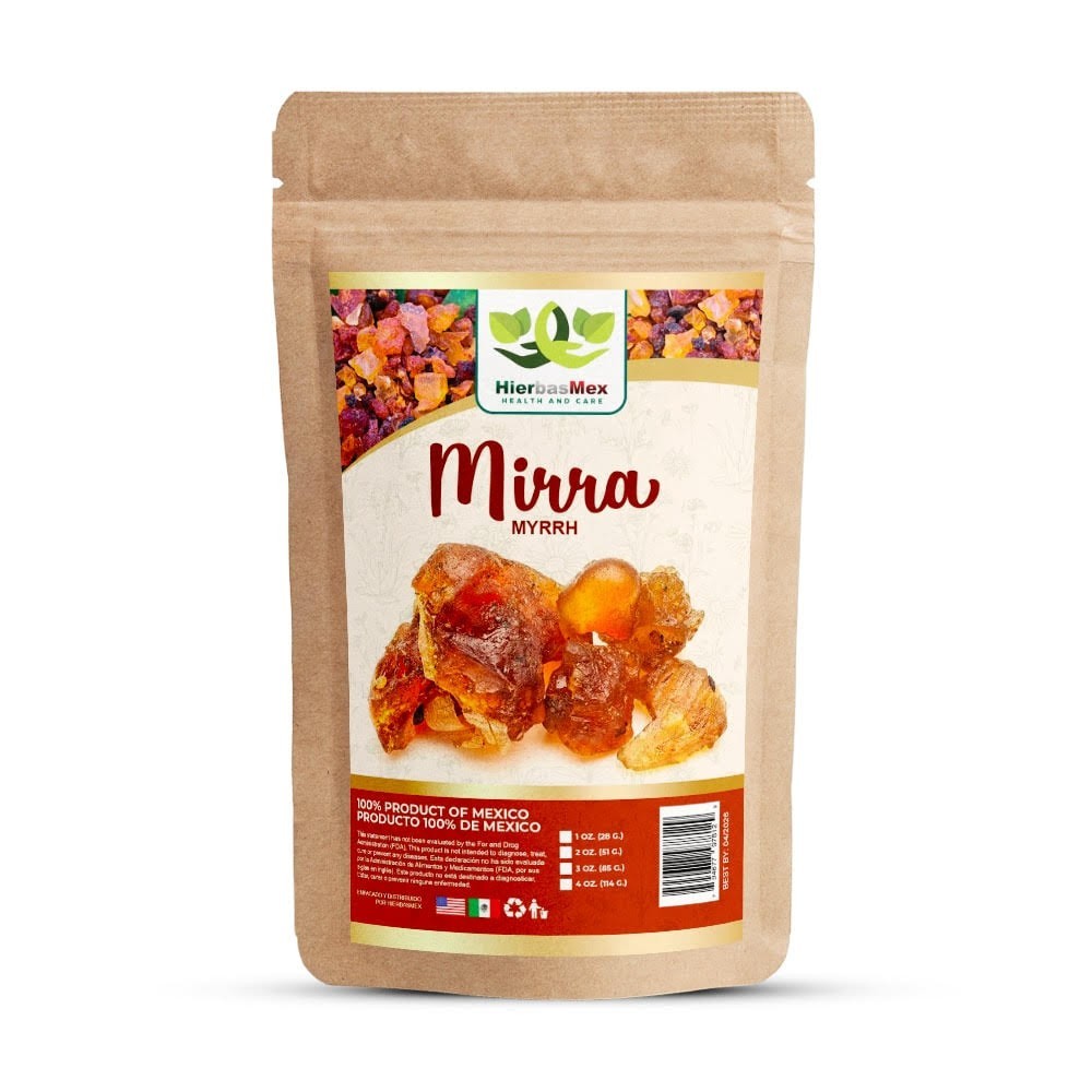 Myrrh Herbal Tea 4 oz.-113g Mirra Te Herbal, Natural Mexican Herb