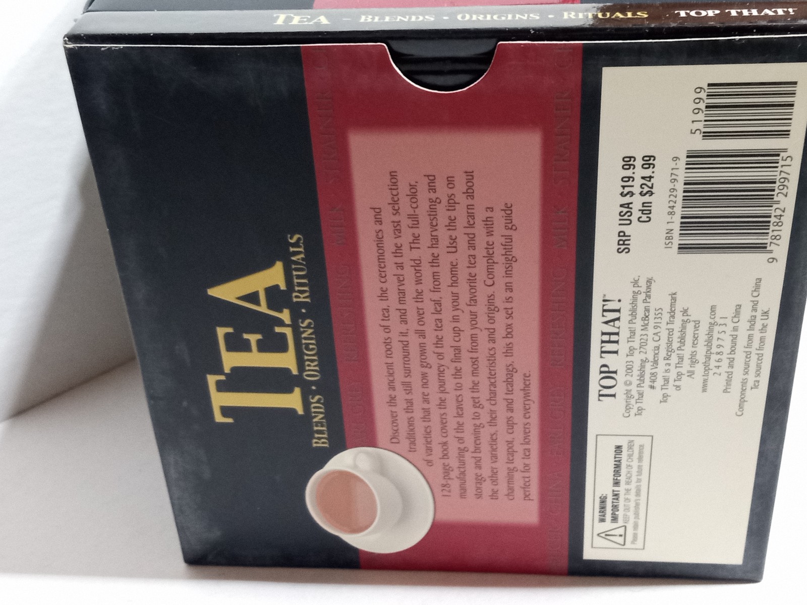 Twinings Tea Blends Origins Rituals Gift Set w/ Teapot, Cups, Book & Tea Bags