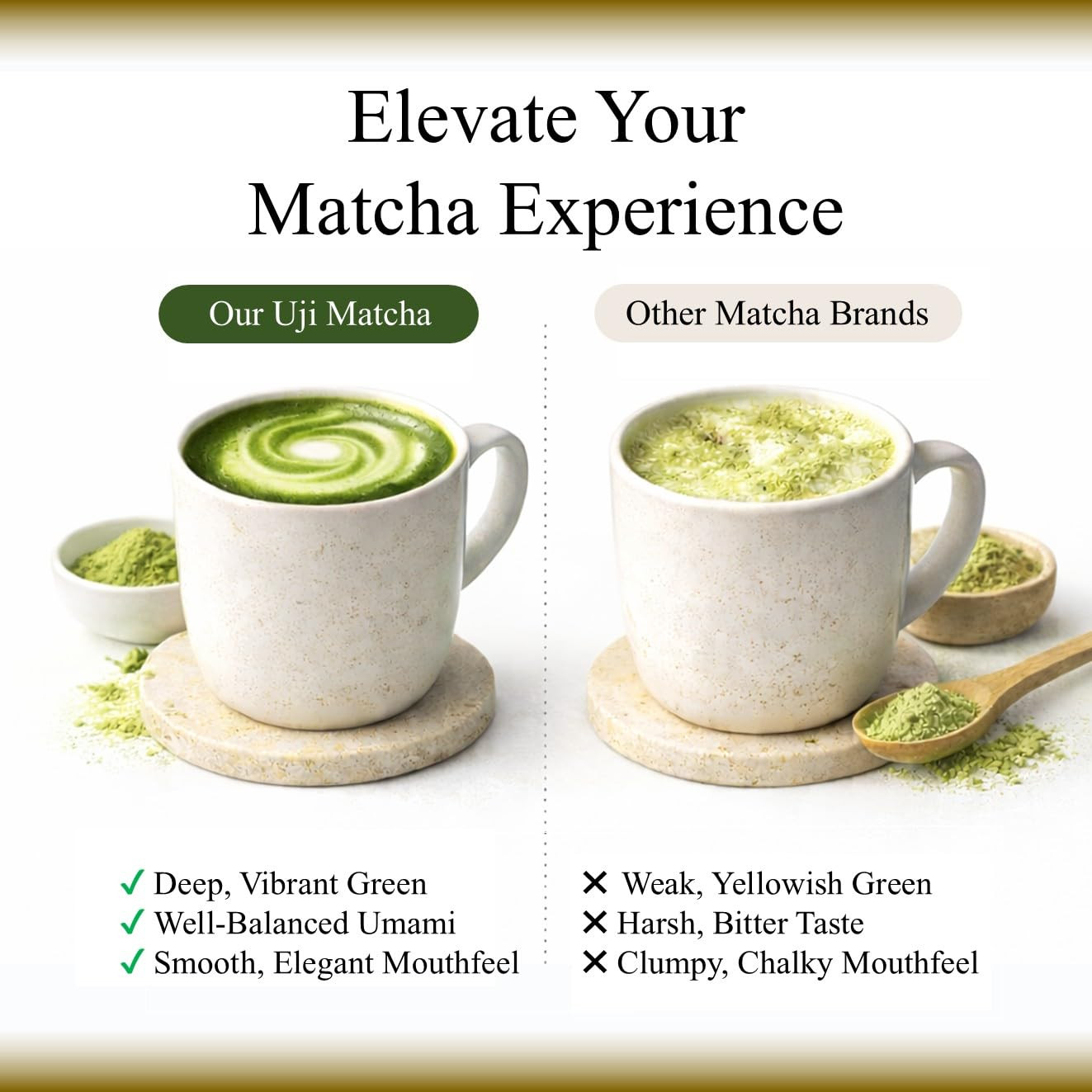 Uji Matcha Powder from Kyoto Japan – Ceremonial Grade 3.5Oz – Premium