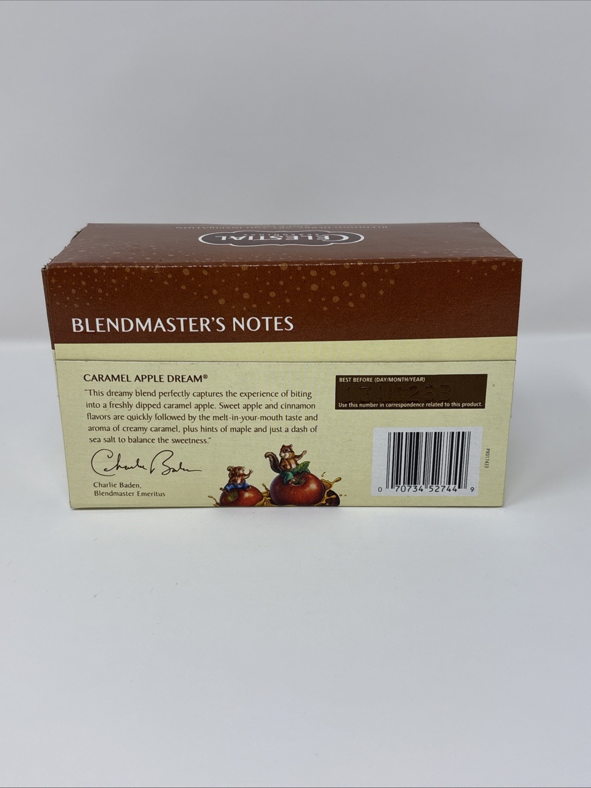 Celestial Seasonings Caramel Apple Dream Herbal Tea 18-Bags (2x) Exp 8/26