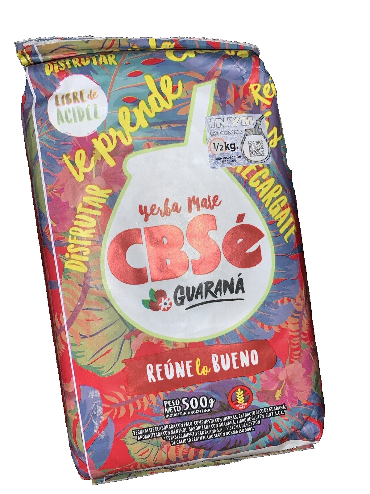 Yerba Mate CBSE Guarana 500 gr. 1.1 lb each YERBA GUARANA ENERGY