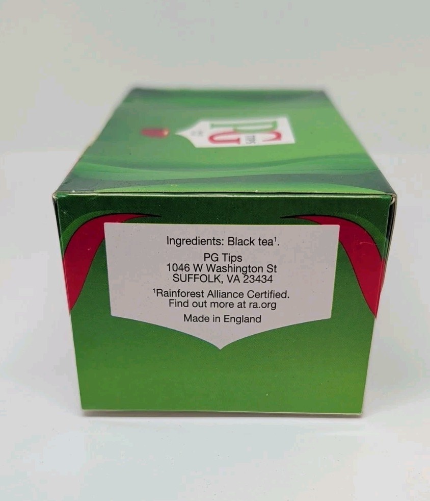 Experience PG Tips Black Tea, 40 Count Non-Pyramid Bags for Tea Lovers