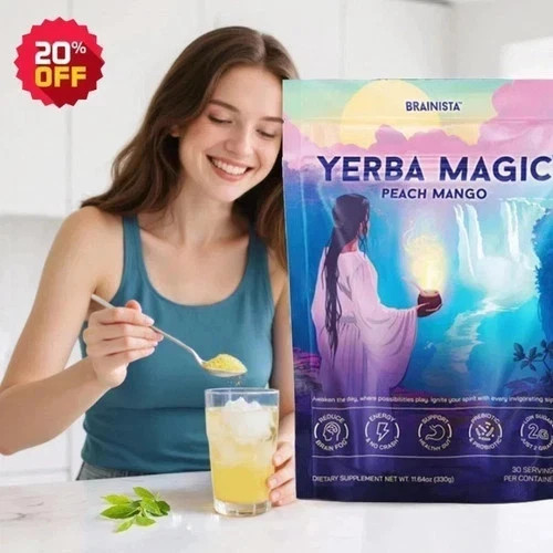 Yerba Magic–Yerba Mate Tea Instant Powder Super Drink with Nootropics,Prebiotics