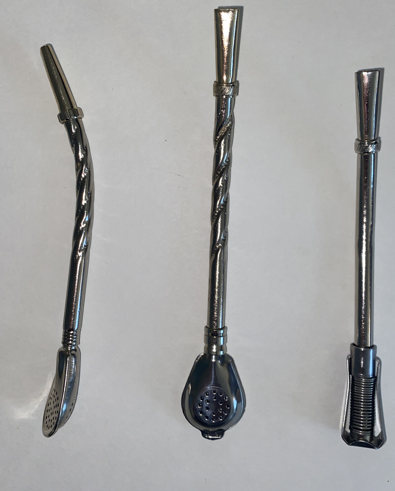 Yerba Mate Bombilla Filtered Straw Stainless Steel w/ Removable Tea Filter