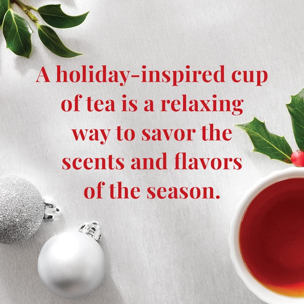 The Republic of Tea – Peppermint Bark, Cool Winter Herb Tea, 36 Tea Bags, Caf…